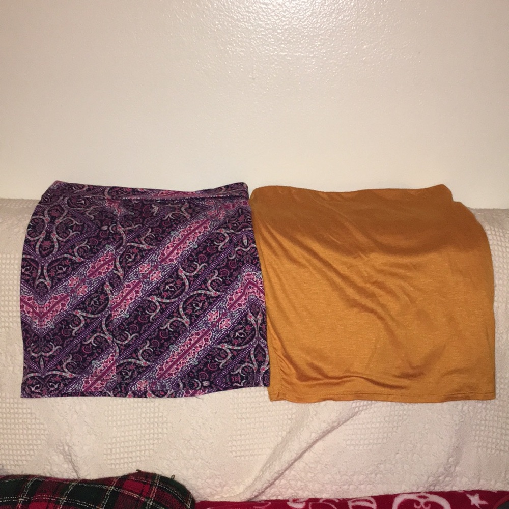 Two mini body on skirts